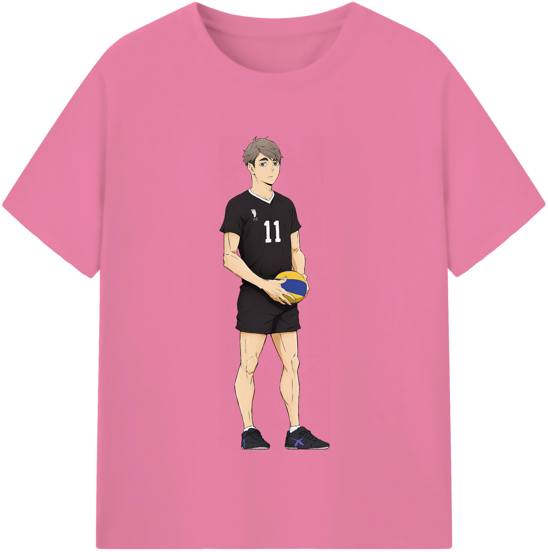 （画像用） ハイキュー!! Haikyu!! 綿100％半袖Tシャツ（フロントプリント）